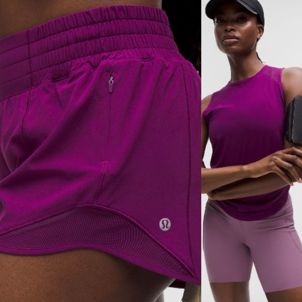 lululemon athletica Women's Hotty Hot High Rise Lined Short 2.5 & Sculpt Tank